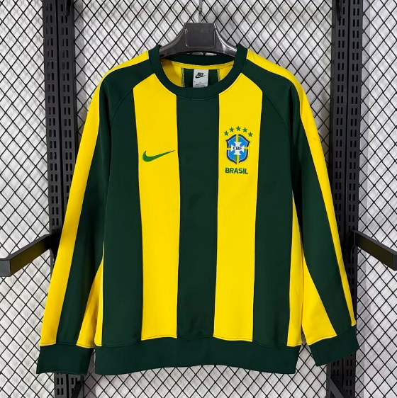 Brazil 2026/27 Yellow Green Sweatshirt