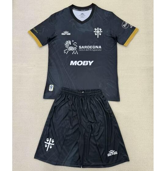 Cagliari Calcio 2024/25 Third Kids Soccer Kits Children Shirt + Shorts