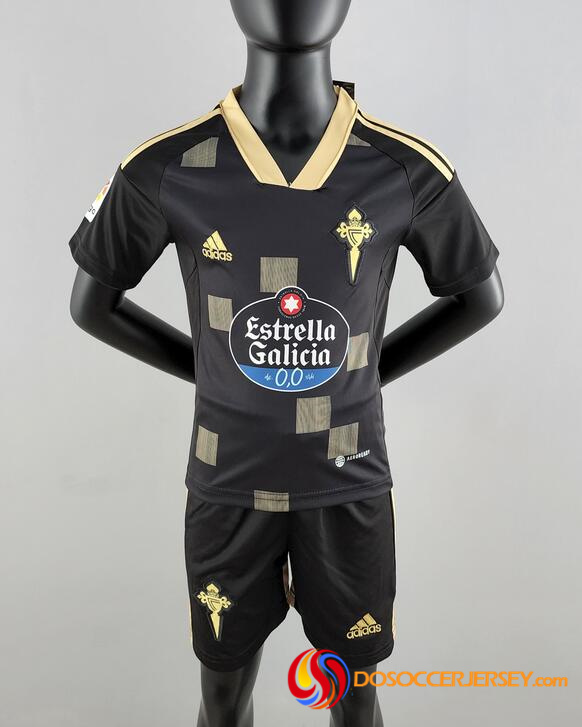Celta de Vigo 2022/23 Away Kids Soccer Jersey Kit Children Shirt and Shorts