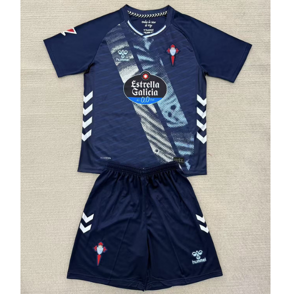 Celta de Vigo 2025/26 Away Kids Soccer Kit Children Shirt and Shorts
