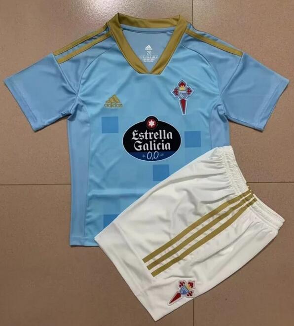 Celta de Vigo 2022/23 Home Kids Soccer Jersey Kit Children Shirt and Shorts