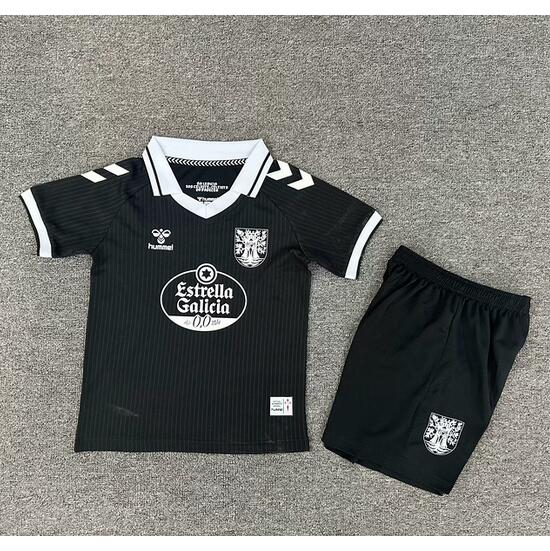 Celta de Vigo 2024/25 Special Kids Black Soccer Jersey Kit Children Shirt + Shorts