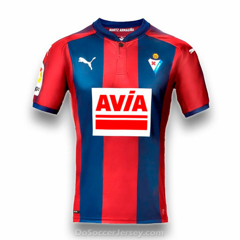 SD Eibar 2017/18 Home Shirt Soccer Jersey