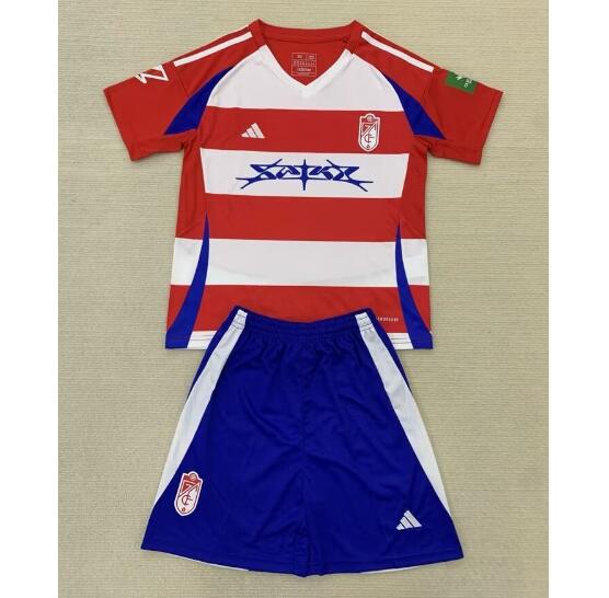 Granada 2024/25 Home Kids Soccer Jersey Kit Children Shirt + Shorts