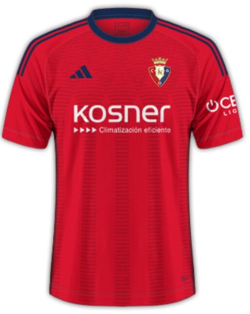 CA Osasuna 2023/24 Home Shirt Soccer Jersey