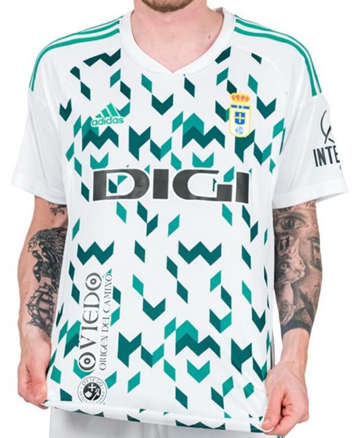 Real Oviedo 2022/23 Away Shirt Soccer Jersey