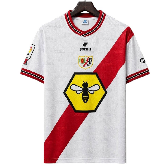Rayo Vallecano 1999/2000 Home Retro Shirt Soccer Jersey