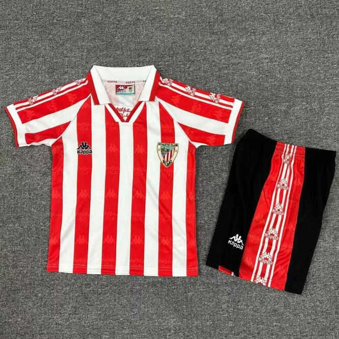 Real Betis 1995/97 Home Kids Retro Soccer Kits Children Shirt + Shorts