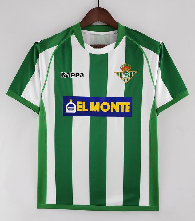 Real Betis 2001/02 Home Retro Shirt Soccer Jersey