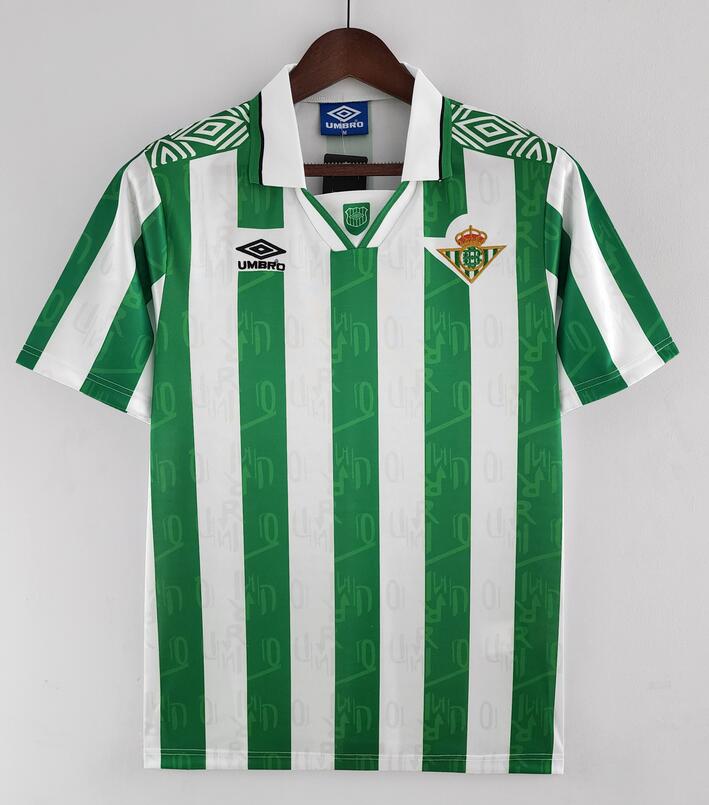 Real Betis 1994/95 Home Retro Shirt Soccer Jersey