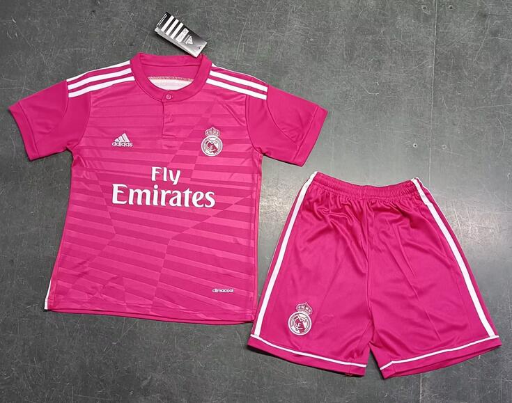 Real Madrid 2014/15 Away Kids Retro Soccer Kits Children Shirt + Shorts
