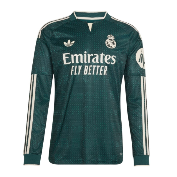 Real Madrid 2026/27 Away Long Sleeved Match Version Shirt Soccer Jersey