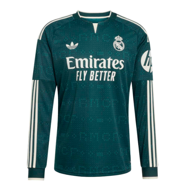 Real Madrid 2026/27 Away Long Sleeved Shirt Soccer Jersey
