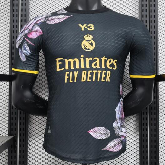 Real Madrid 2023/24 Special Black Y3 Match Version Shirt Soccer Jersey