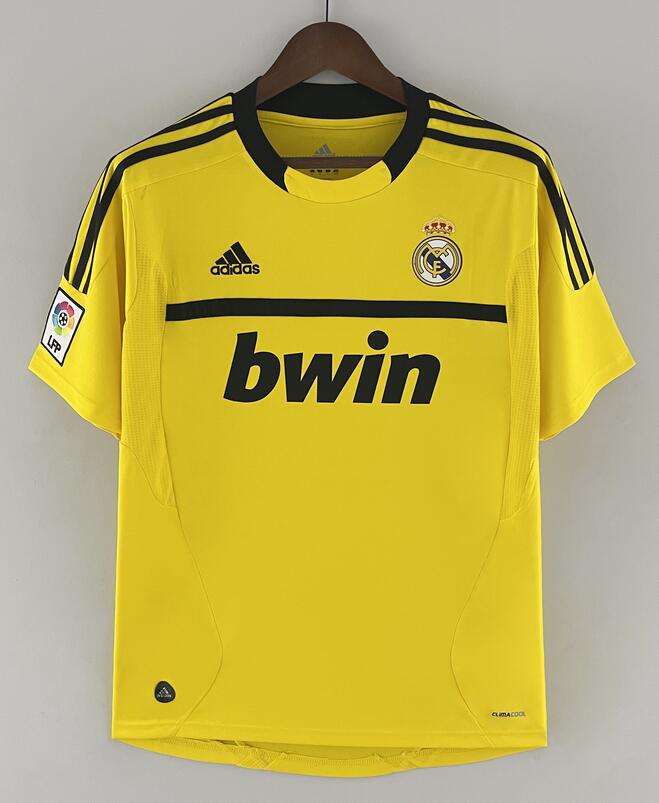 Real Madrid 2011/12 Goalkeeper Retro Yellow Shirt Soccer Jersey