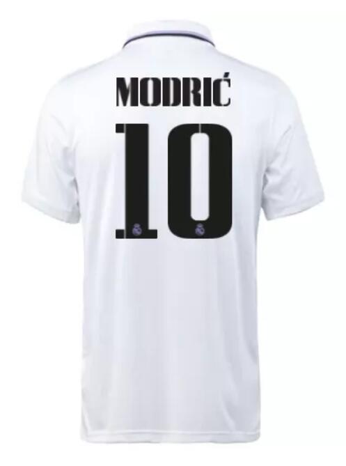 Real Madrid 2022/23 Home 10 Modrić Shirt Soccer Jersey