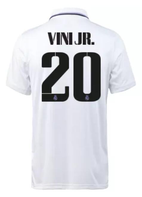 Real Madrid 2022/23 Home 20 Vinicius Junior Shirt Soccer Jersey