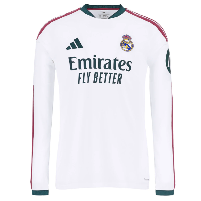 Real Madrid 2026/27 Home Long Sleeved Shirt Soccer Jersey