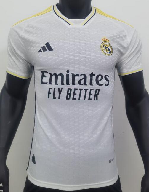 Real Madrid 2023/24 Home Concept Version Match Version Shirt Soccer Jersey