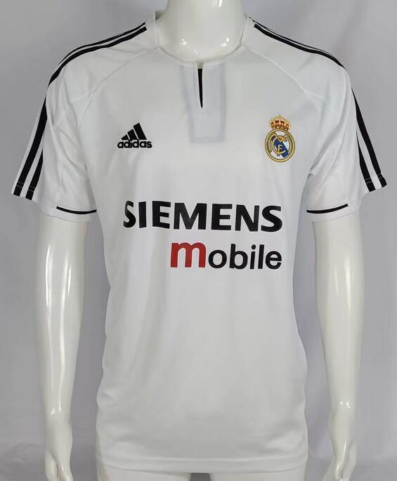 Real Madrid 2003/04 Home Retro Shirt Soccer Jersey