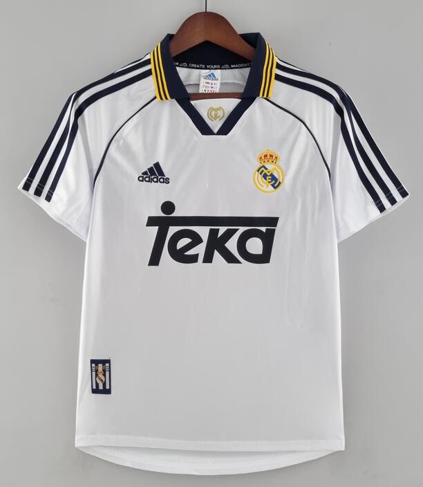 Real Madrid 2000 Home Retro Shirt Soccer Jersey