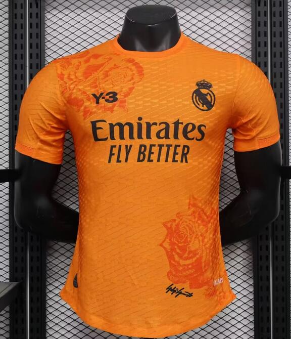 Real Madrid 2023/24 Special Orange Match Version Shirt Soccer Jersey