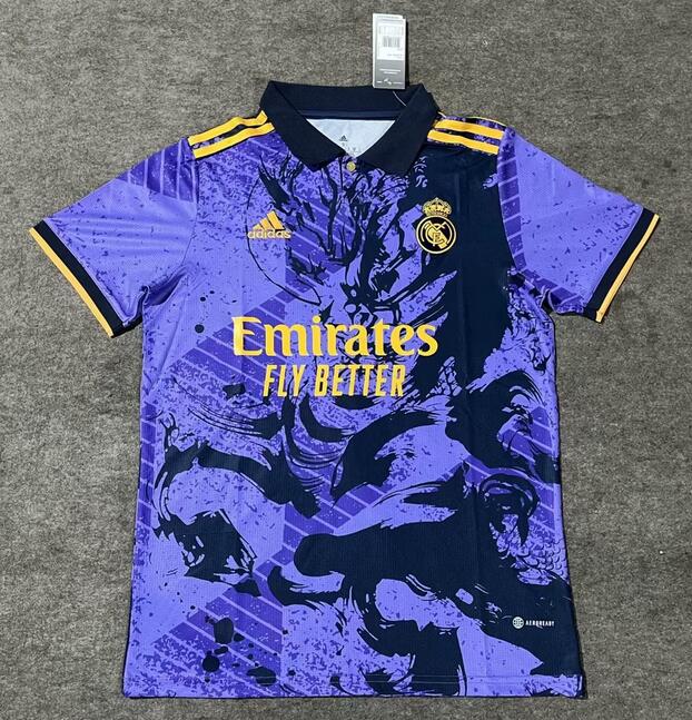 Real Madrid 2023/24 Special Purple Navy Shirt Soccer Jersey