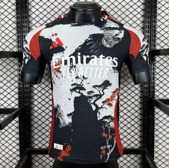 Real Madrid 2025/26 Special Black White Match Version Shirt Soccer Jersey