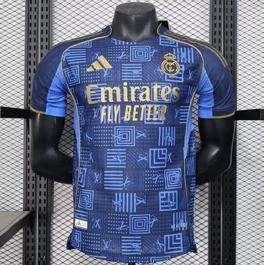 Real Madrid 2025/26 Special Blue Match Version Shirt Soccer Jersey