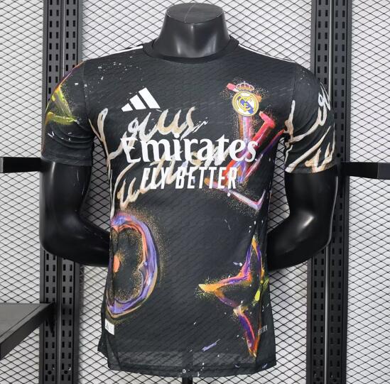 Real Madrid 2025/26 Special Black Match Version Shirt Soccer Jersey