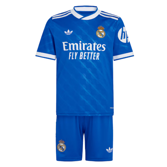 Real Madrid 2025/26 Third Kids Soccer Kits Children Shirt + Shorts