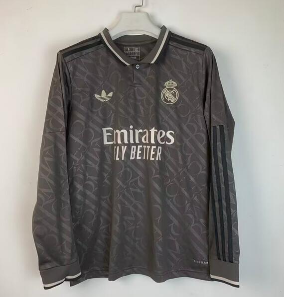 Real Madrid 2024/25 Third Long Sleeved Shirt Soccer Jersey