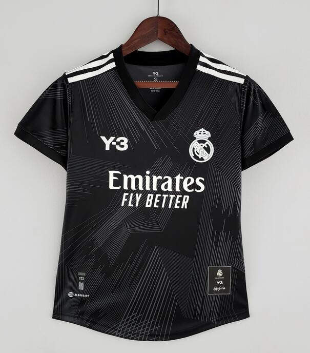 Real Madrid 2022/23 Fourth Black Women Shirt Soccer Jersey