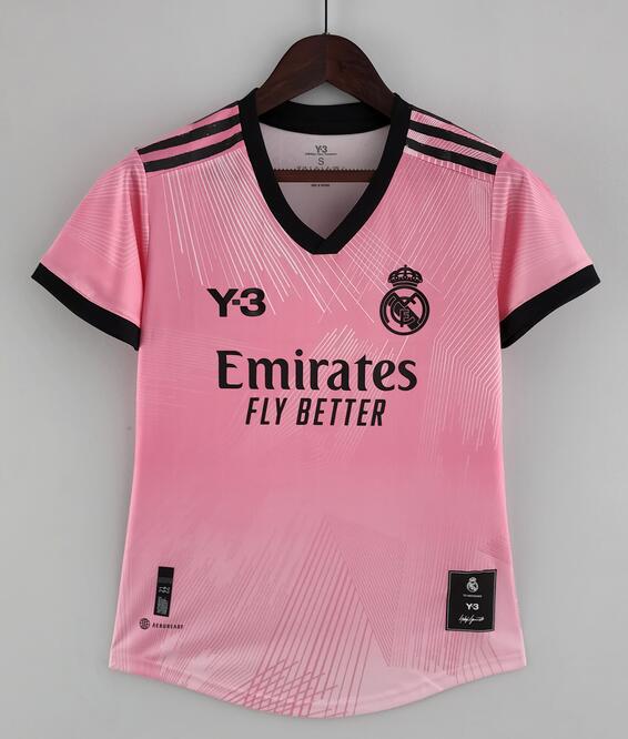 Real Madrid 2022/23 Fourth Pink Women Shirt Soccer Jersey