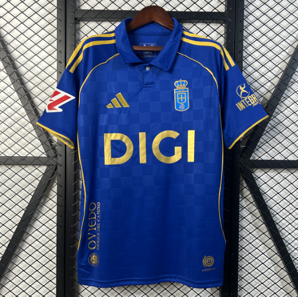 Real Oviedo 2025/26 Home Shirt Soccer Jersey