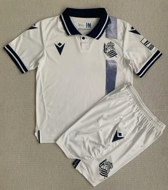 Real Sociedad 2023/24 Third Kids Soccer Jersey Kit Children Shirt + Shorts