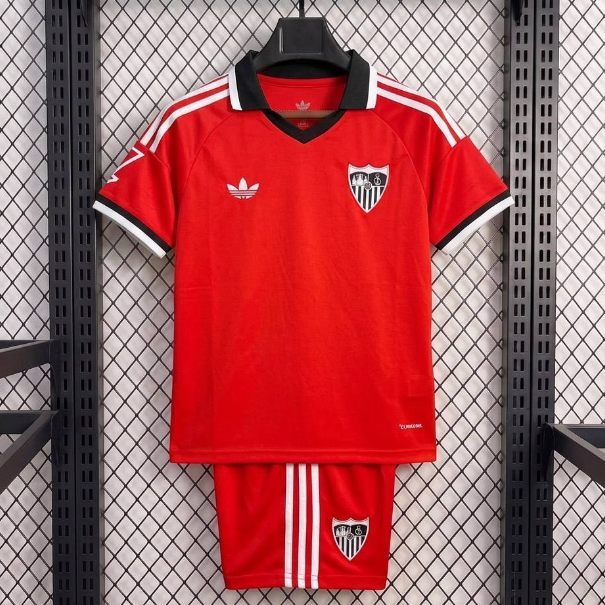 Sevilla 2026/27 Away Kids Soccer Team Kit Shirt + Shorts