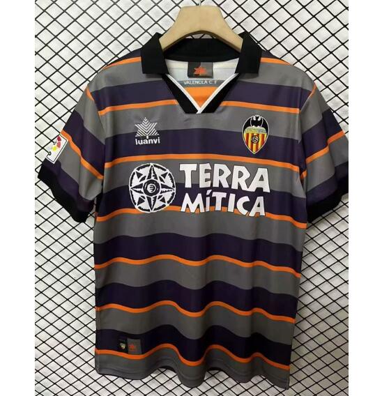 Valencia 1999/2000 Away Retro Shirt Soccer Jersey