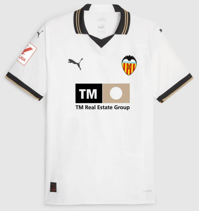 Valencia 2023/24 Home Shirt Soccer Jersey