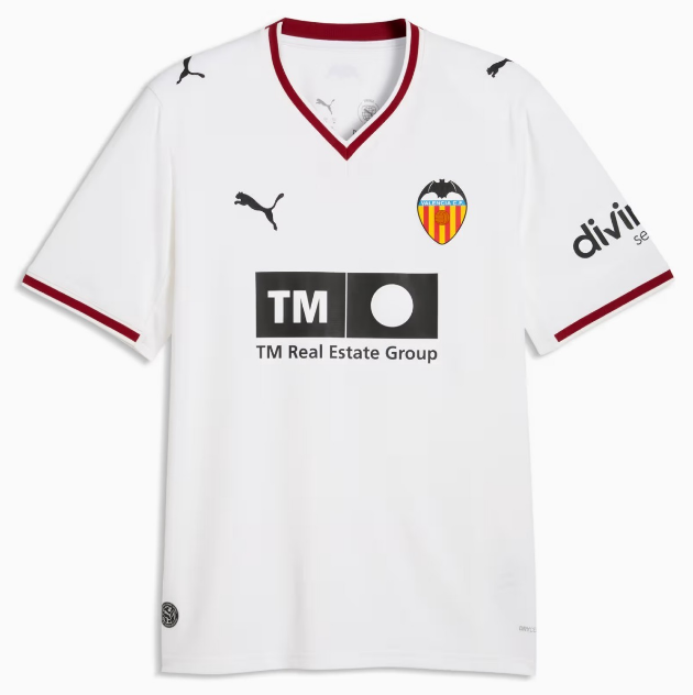 Valencia 2026/27 Home Shirt Soccer Jersey