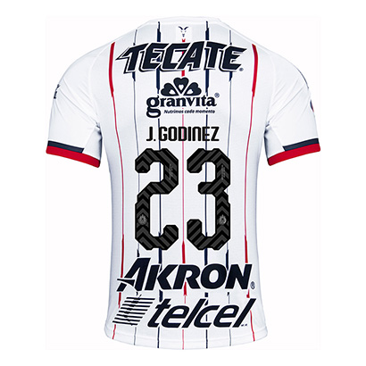 Deportivo Guadalajara Chivas 2018/19 J Godinez 23 Away Shirt Soccer Jersey
