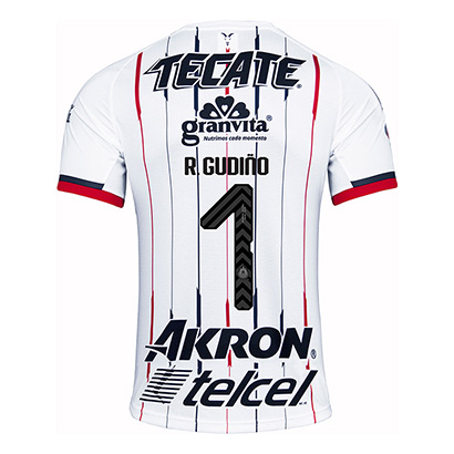 Deportivo Guadalajara Chivas 2018/19 R Gudino 1 Away Shirt Soccer Jersey
