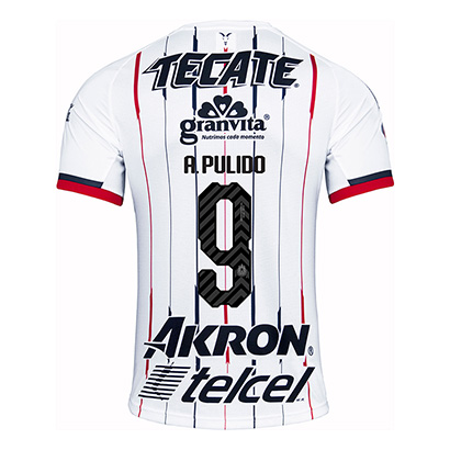 Deportivo Guadalajara Chivas 2018/19 A. PULIDO 9 Away Shirt Soccer Jersey