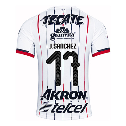 Deportivo Guadalajara Chivas 2018/19 J Sanchez 17 Away Shirt Soccer Jersey
