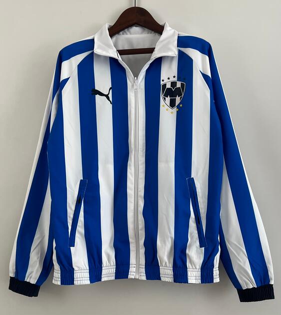 Monterrey 2023/24 Double-Face Blue White Windbreaker Jacket