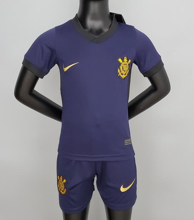 Corinthians 2021/22 Third Kids Soccer Suits Children Kit