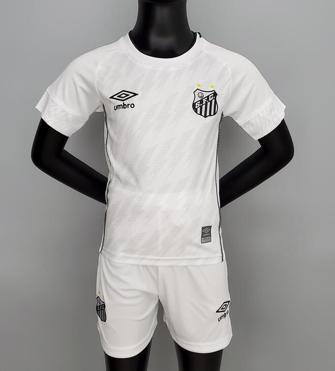 Santos FC 2021/22 Home Kids Soccer Children Kit