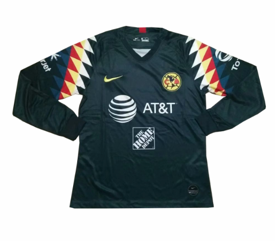 Club America 2019/2020 Away Long Sleeved Shirt Soccer Jersey