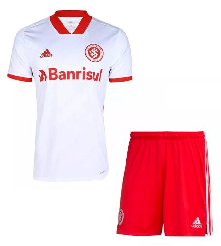 SC Internacional 2020/21 Away Kids Soccer Kits Children Shirt and Shorts