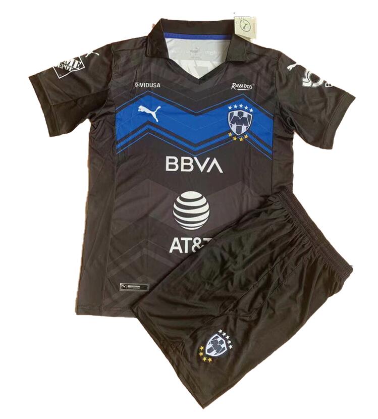 Monterrey 2021/22 Third Kids Soccer Kits Children Shirt and Shorts